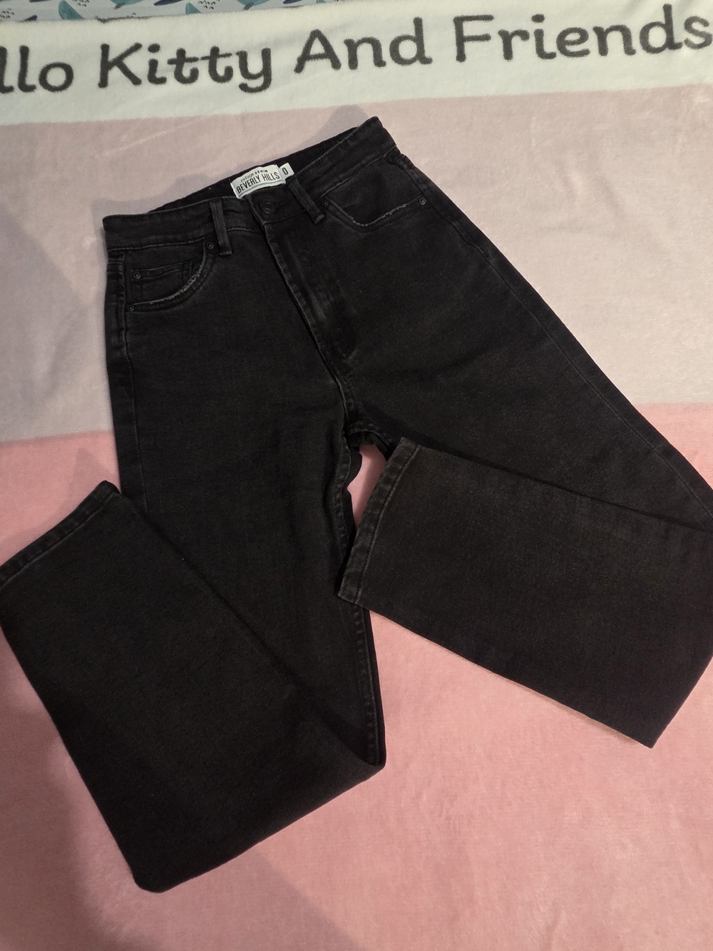 refuge Black Straight-Leg Women Jeans